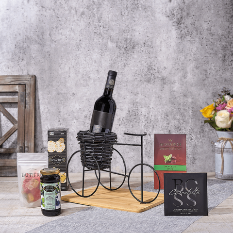 Kosher Wine Cart, wine gift, wine, kosher gift, kosher, chocolate gift, chocolate, Canada delivery