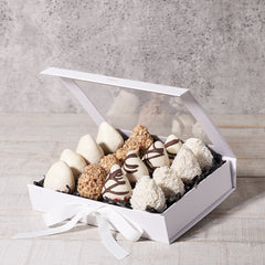 White Chocolate Dipped Strawberry Gift Box